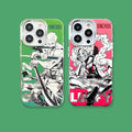 Funda Luffy/Zoro iPhone - one piece